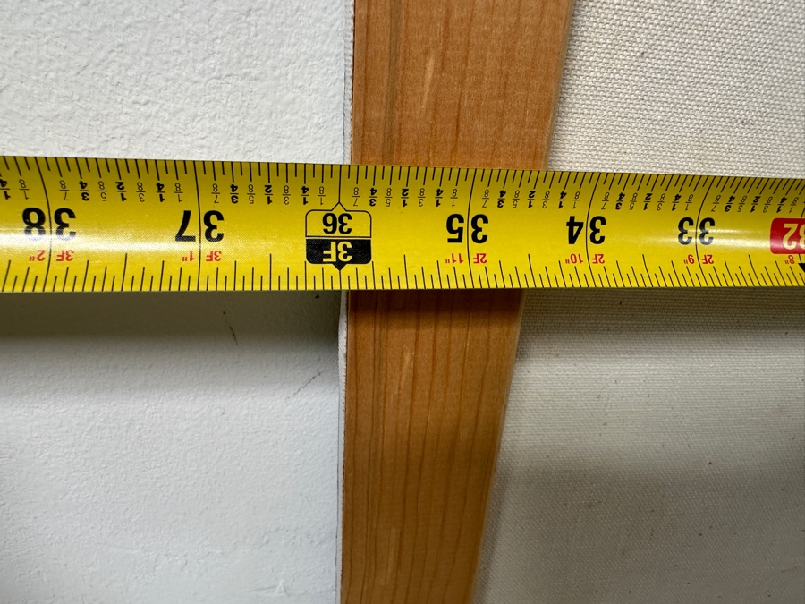 Gerrit Greve (1948-2024, Cardiff by the Sea, CA) Original Acrylic Drip Painting On Canvas Untitled Signed Bottom Right 36” X 48” Estimate $1,700 - $2,200 [Photo 8]