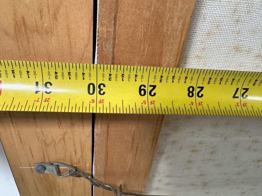 Gerrit Greve (1948-2024, Cardiff by the Sea, CA) Original Acrylic Painting On Canvas Titled “Two Muses - After Raphael” Signed Bottom Left 28.5” X 38” Framed: 34.5” 44.5 Estimate $1,500 - $1,900 [Photo 9]