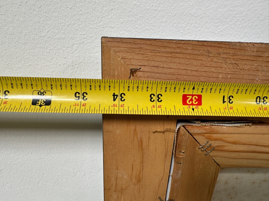 Gerrit Greve (1948-2024, Cardiff by the Sea, CA) Original Acrylic Painting On Canvas Titled “Two Muses - After Raphael” Signed Bottom Left 28.5” X 38” Framed: 34.5” 44.5 Estimate $1,500 - $1,900 [Photo 11]