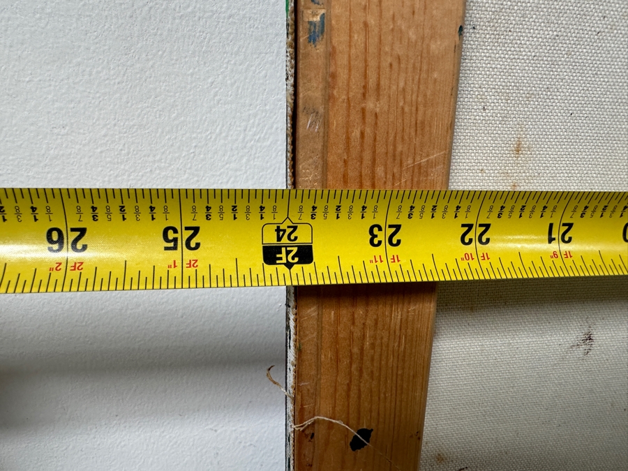 Gerrit Greve (1948-2024, Cardiff by the Sea, CA) Original Acrylic 3D Mixed Media Painting On Canvas Untitled Unsigned 24” X 60” Estimate $1,400 - $1,800 [Photo 10]