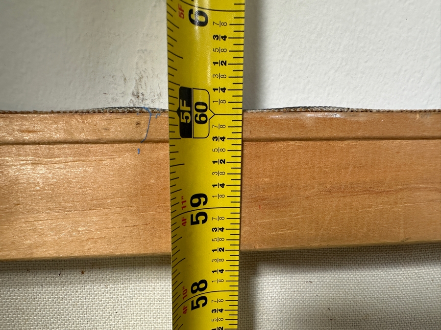 Gerrit Greve (1948-2024, Cardiff by the Sea, CA) Original Acrylic 3D Mixed Media Painting On Canvas Untitled Unsigned 24” X 60” Estimate $1,400 - $1,800 [Photo 11]