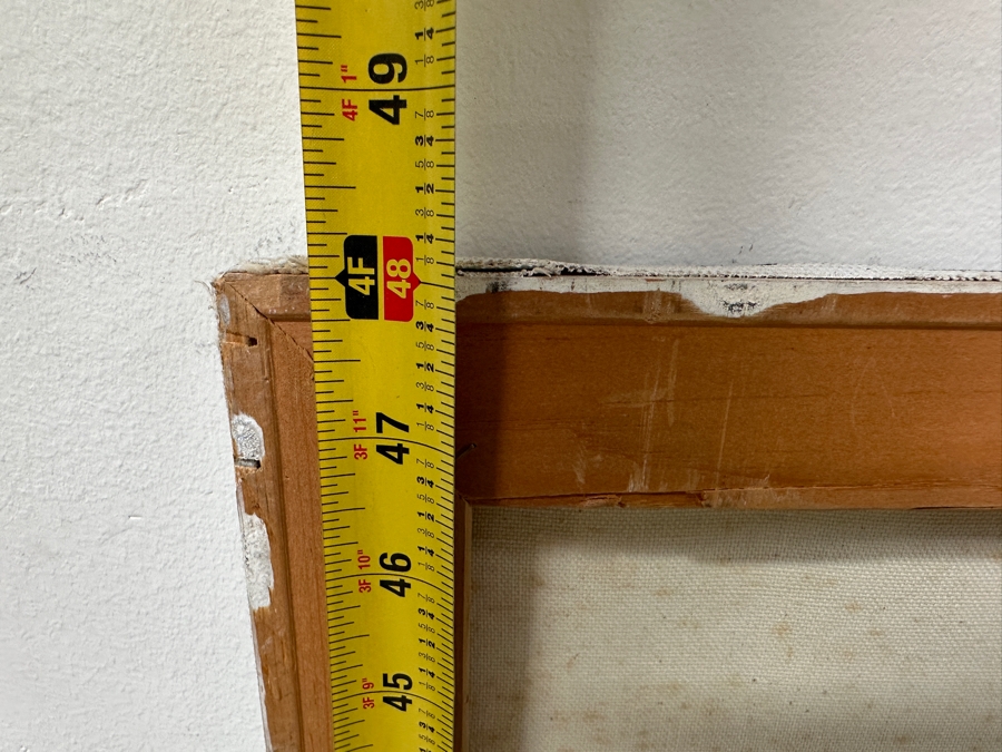 Gerrit Greve (1948-2024, Cardiff by the Sea, CA) Original Painting On Canvas Titled “The Cat Feeder” Signed Bottom Right 36” X 48” Estimate $1,700 - $2,200 [Photo 12]