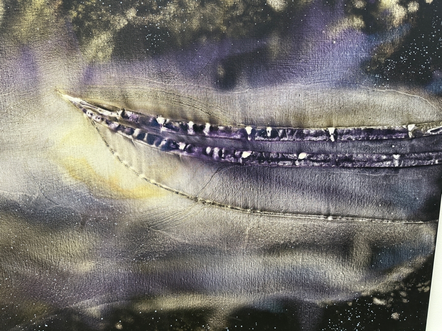 Gerrit Greve (1948-2024, Cardiff by the Sea, CA) Original Acrylic Painting On Canvas Titled “Voyage 241” Signed Verso Dated 2018 48” X 36” Estimate $1,700 - $2,200 [Photo 2]