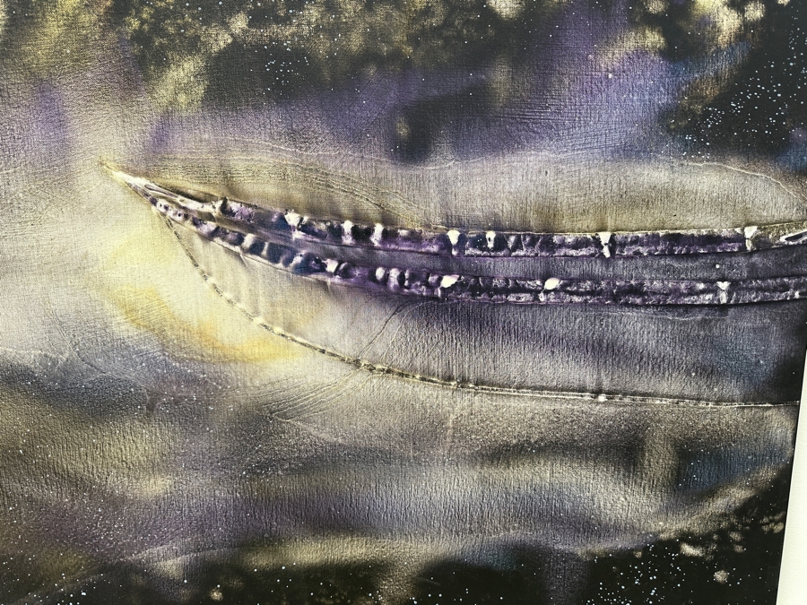 Gerrit Greve (1948-2024, Cardiff by the Sea, CA) Original Acrylic Painting On Canvas Titled “Voyage 241” Signed Verso Dated 2018 48” X 36” Estimate $1,700 - $2,200 [Photo 3]