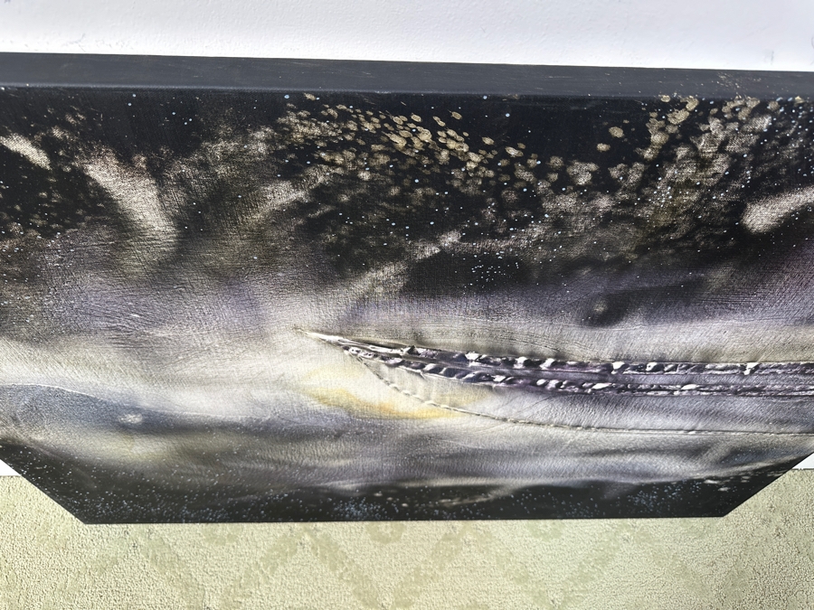 Gerrit Greve (1948-2024, Cardiff by the Sea, CA) Original Acrylic Painting On Canvas Titled “Voyage 241” Signed Verso Dated 2018 48” X 36” Estimate $1,700 - $2,200 [Photo 5]