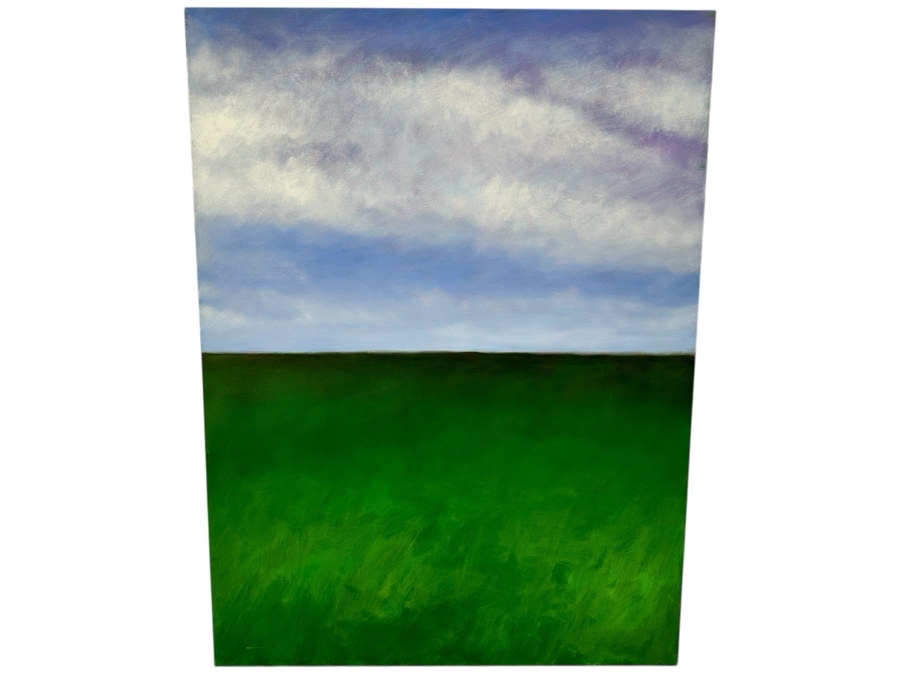 Gerrit Greve (1948-2024, Cardiff by the Sea, CA) Original Painting On Canvas Titled “No. 80” Signed Verso Dated 1996 36” X 48” Estimate $1,700 - $2,200