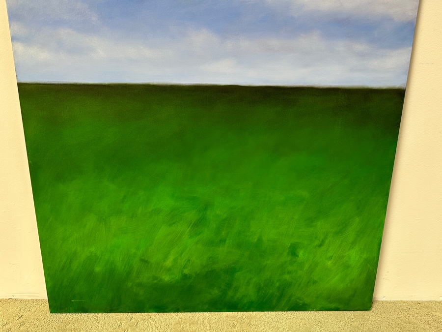 Gerrit Greve (1948-2024, Cardiff by the Sea, CA) Original Painting On Canvas Titled “No. 80” Signed Verso Dated 1996 36” X 48” Estimate $1,700 - $2,200 [Photo 3]