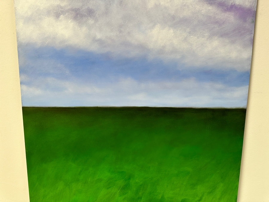 Gerrit Greve (1948-2024, Cardiff by the Sea, CA) Original Painting On Canvas Titled “No. 80” Signed Verso Dated 1996 36” X 48” Estimate $1,700 - $2,200 [Photo 2]