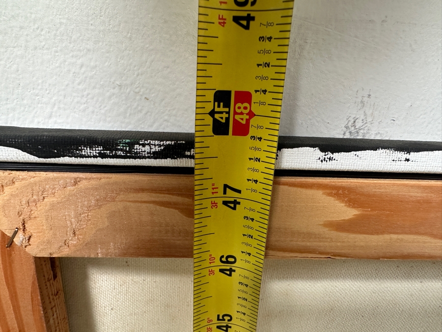 Gerrit Greve (1948-2024, Cardiff by the Sea, CA) Original Painting On Canvas Titled “No. 80” Signed Verso Dated 1996 36” X 48” Estimate $1,700 - $2,200 [Photo 9]