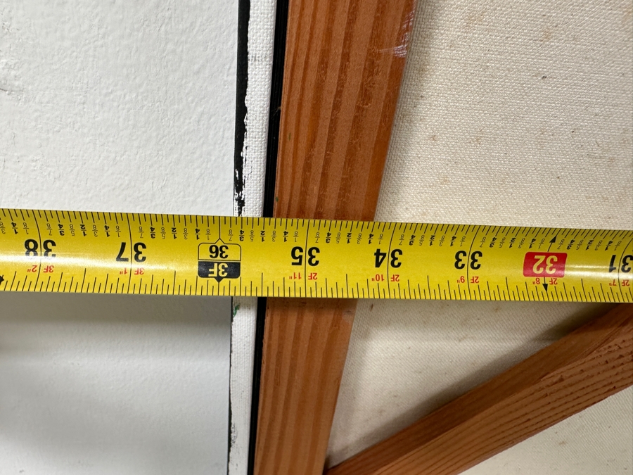 Gerrit Greve (1948-2024, Cardiff by the Sea, CA) Original Painting On Canvas Titled “No. 80” Signed Verso Dated 1996 36” X 48” Estimate $1,700 - $2,200 [Photo 8]