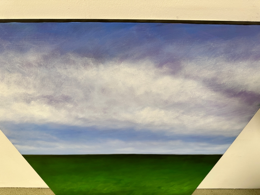 Gerrit Greve (1948-2024, Cardiff by the Sea, CA) Original Painting On Canvas Titled “No. 80” Signed Verso Dated 1996 36” X 48” Estimate $1,700 - $2,200 [Photo 5]