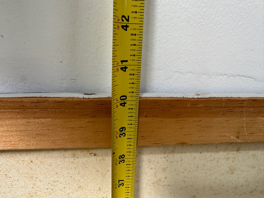 Gerrit Greve (1948-2024, Cardiff by the Sea, CA) Original Acrylic Painting On Canvas Titled “Midwest Horizon” Signed Verso 48” X 40” Estimate $1,900 - $2,400 [Photo 10]