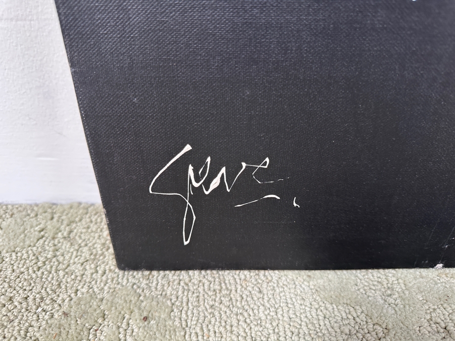 Gerrit Greve (1948-2024, Cardiff by the Sea, CA) Original Acrylic Painting On Canvas Titled “Star - Eyes” Signed Bottom Left 24” X 36” Estimate $900 - $1,100 [Photo 4]