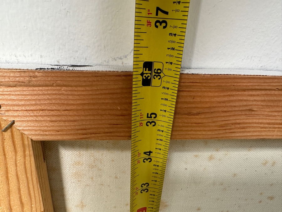 Gerrit Greve (1948-2024, Cardiff by the Sea, CA) Original Acrylic Painting On Canvas Titled “Star - Eyes” Signed Bottom Left 24” X 36” Estimate $900 - $1,100 [Photo 9]