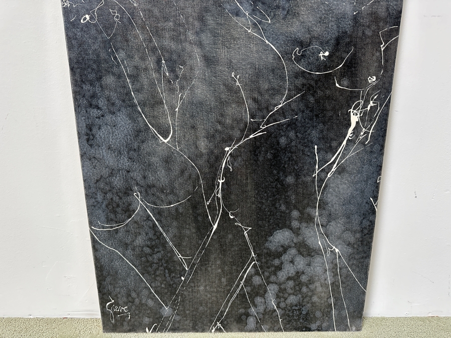 Gerrit Greve (1948-2024, Cardiff by the Sea, CA) Original Acrylic Painting On Canvas Titled “Pre-Greek” Signed Bottom Left 24” X 36” Estimate $900 - $1,100 [Photo 3]