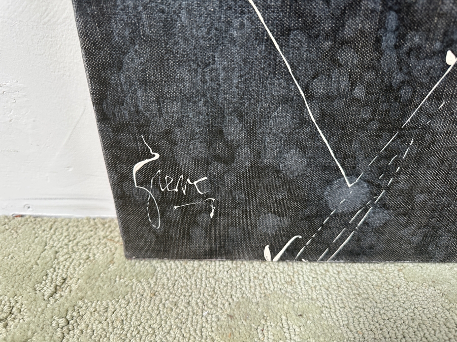 Gerrit Greve (1948-2024, Cardiff by the Sea, CA) Original Acrylic Painting On Canvas Titled “Pre-Greek” Signed Bottom Left 24” X 36” Estimate $900 - $1,100 [Photo 5]