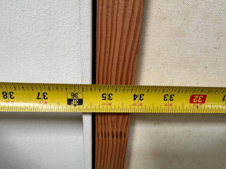 Gerrit Greve (1948-2024, Cardiff by the Sea, CA) Original Acrylic Drip Painting On Canvas Untitled White Horse Signed Bottom Left 36” X 48” Estimate $1,700 - $2,200 [Photo 9]