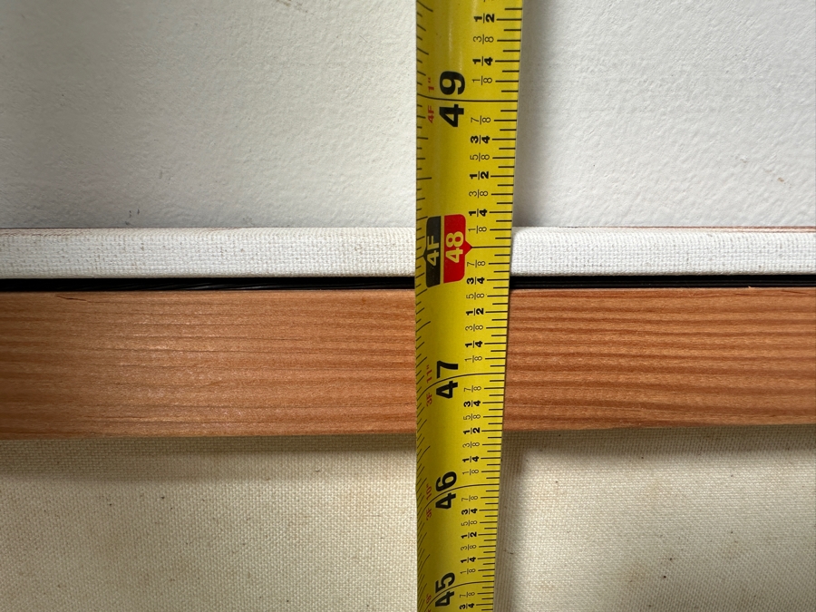 Gerrit Greve (1948-2024, Cardiff by the Sea, CA) Original Acrylic Drip Painting On Canvas Untitled White Horse Signed Bottom Left 36” X 48” Estimate $1,700 - $2,200 [Photo 10]