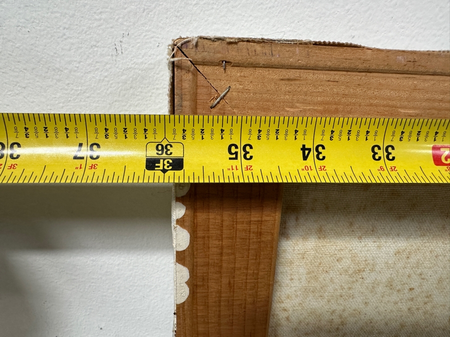 Gerrit Greve (1948-2024, Cardiff by the Sea, CA) Original Acrylic Drip Painting On Canvas Titled 'After The Wedding' Signed Lower Right 36' X 48' Estimate $1,700 - $2,200 [Photo 10]