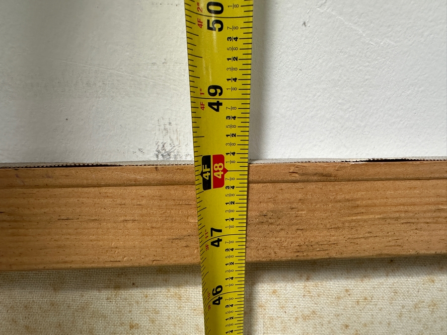 Gerrit Greve (1948-2024, Cardiff by the Sea, CA) Original Acrylic Drip Painting On Canvas Titled 'After The Wedding' Signed Lower Right 36' X 48' Estimate $1,700 - $2,200 [Photo 11]