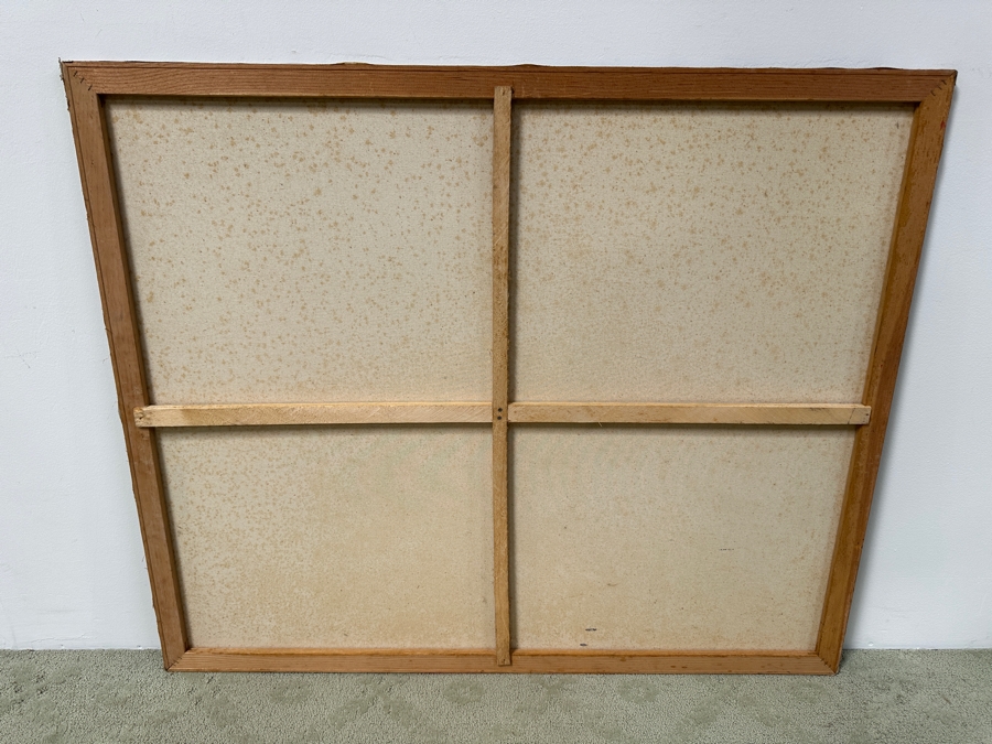 Gerrit Greve (1948-2024, Cardiff by the Sea, CA) Original Acrylic Painting On Canvas Untitled Signed Lower Right 48' X 40' Estimate $1,900 - $2,400 [Photo 7]