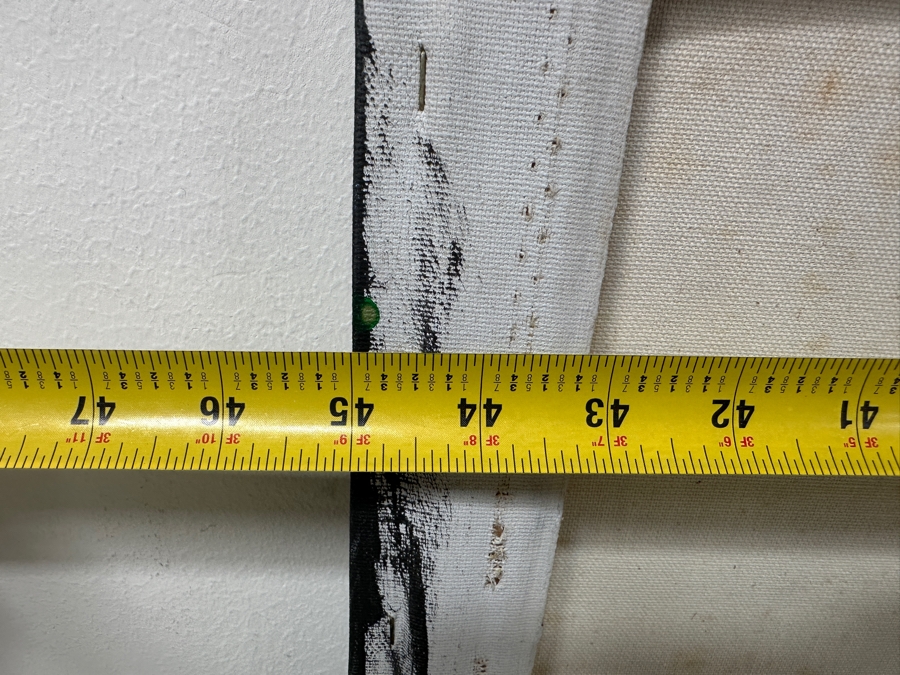 Gerrit Greve (1948-2024, Cardiff by the Sea, CA) Original Acrylic Mixed-Media Sand Painting On Canvas Titled 'Raven Play' Signed Verso Dated 2003 45' X 45' Estimate $2,000 - $2,500 [Photo 9]