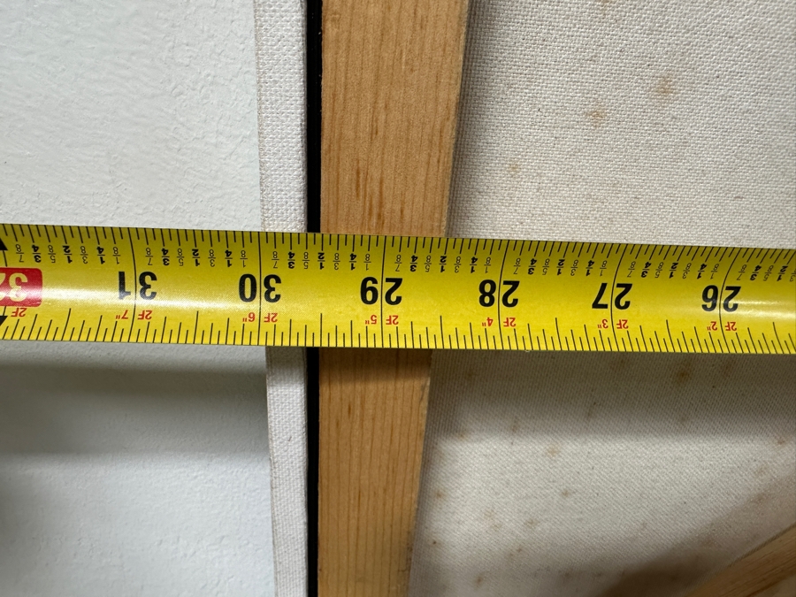 Gerrit Greve (1948-2024, Cardiff by the Sea, CA) Original Acrylic Painting On Canvas Titled 'Painting 014' Signed Verso Dated 2004 30' X 48' Estimate $1,400 - $1,800 [Photo 7]