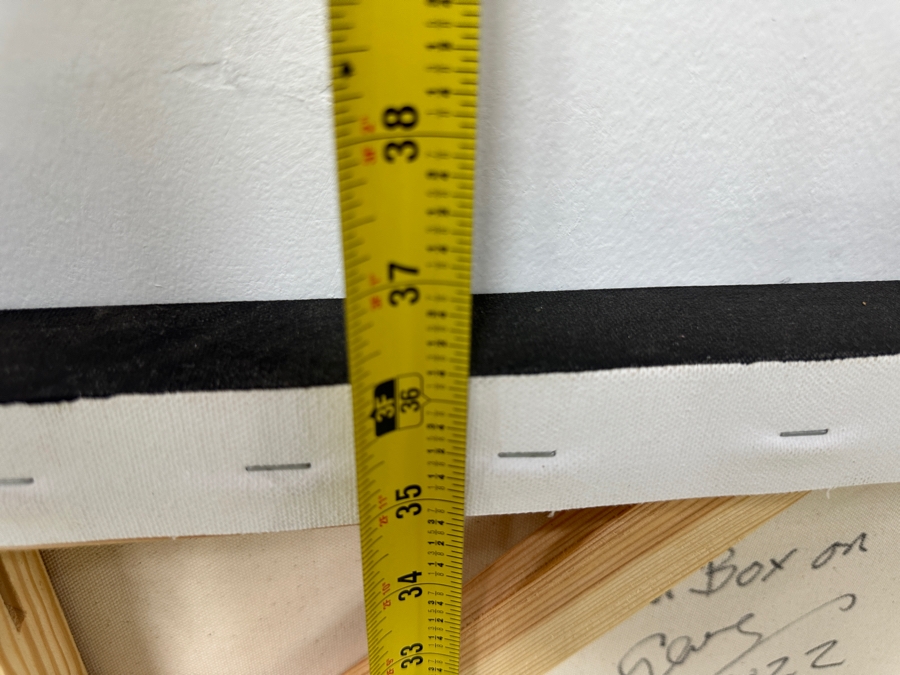 Gerrit Greve (1948-2024, Cardiff by the Sea, CA) Original Acrylic Painting On Canvas Titled 'Red Box On Purple' Signed Lower Left And Verso Dated 2022 36' X 36' Estimate $1,300 - $1,600 [Photo 7]