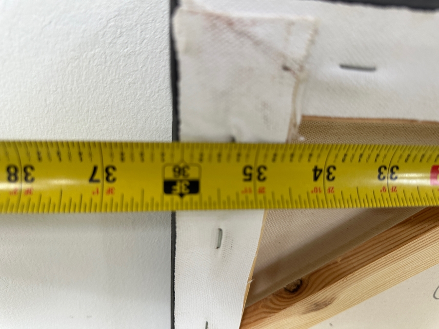 Gerrit Greve (1948-2024, Cardiff by the Sea, CA) Original Acrylic Painting On Canvas Titled 'Red Box On Purple' Signed Lower Left And Verso Dated 2022 36' X 36' Estimate $1,300 - $1,600 [Photo 6]