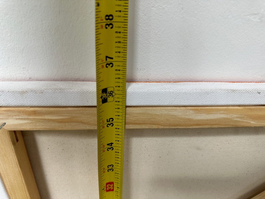 Gerrit Greve (1948-2024, Cardiff by the Sea, CA) Original Acrylic Painting On Canvas Abstract Color Field In Manner Of Mark Rothko Unsigned 36' X 36' Estimate $1,300 - $1,600 [Photo 5]