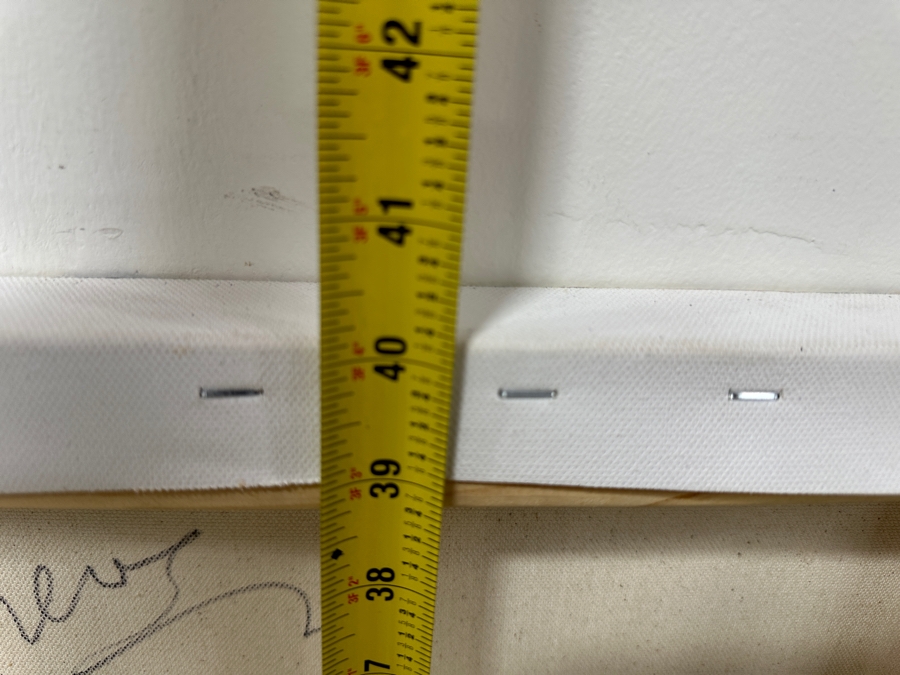 Gerrit Greve (1948-2024, Cardiff by the Sea, CA) Original Acrylic Abstract Painting On Canvas Titled 'Nude' Signed Lower Left And Verso Dated 2023 30' X 40' Estimate $1,200 - $1,500 [Photo 9]