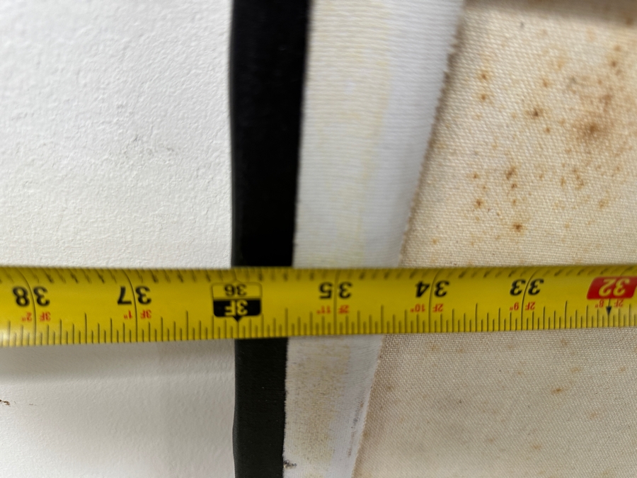 Gerrit Greve (1948-2024, Cardiff by the Sea, CA) Original Acrylic Mixed-Media Sand Painting On Canvas Titled 'Bronze Boat III' Signed Verso Dated 2005 36' X 40' Estimate $1,400 - $1,800 [Photo 8]