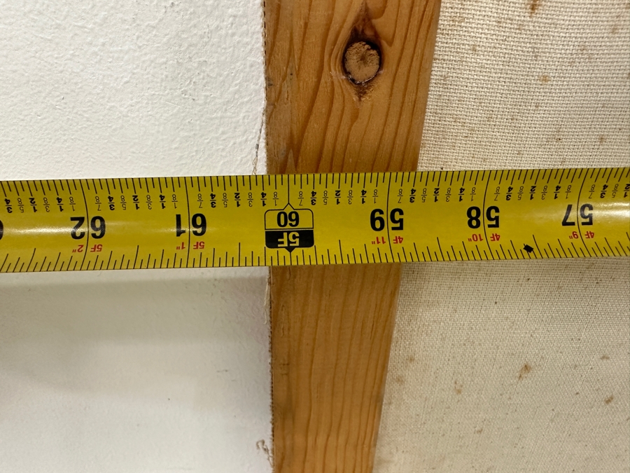 Gerrit Greve (1948-2024, Cardiff by the Sea, CA) Original Acrylic Diptych Painting On Canvas Titled 'Four Americans' Signed Lower Right Verso 60' X 40' Estimate $2,400 - $3,000 [Photo 12]