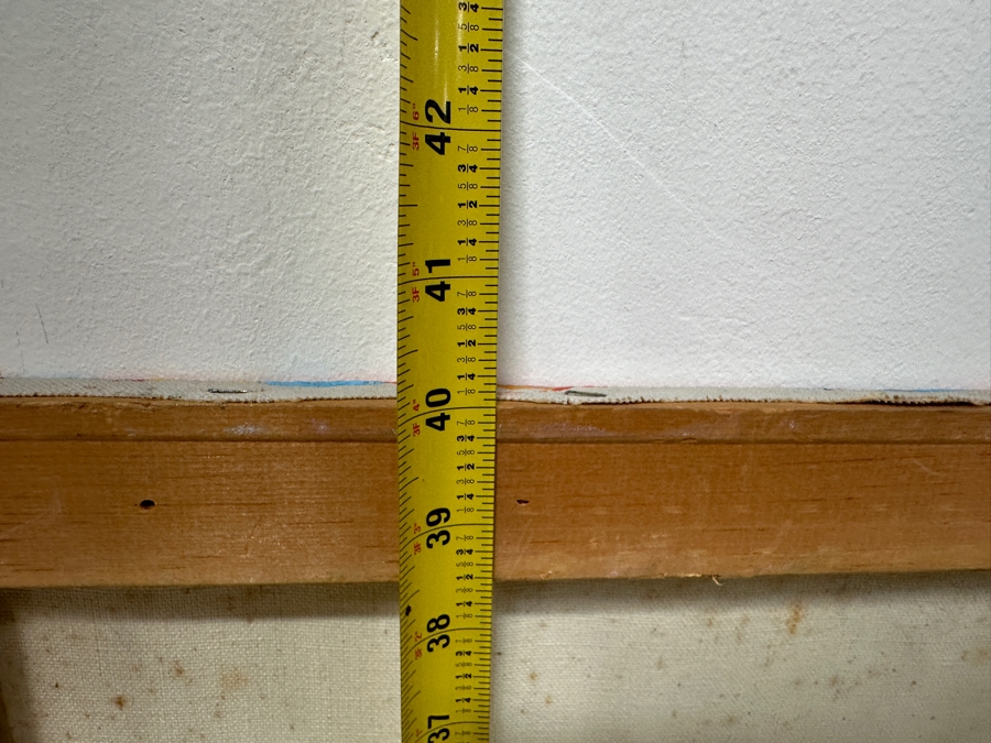 Gerrit Greve (1948-2024, Cardiff by the Sea, CA) Original Acrylic Diptych Painting On Canvas Titled 'Four Americans' Signed Lower Right Verso 60' X 40' Estimate $2,400 - $3,000 [Photo 13]