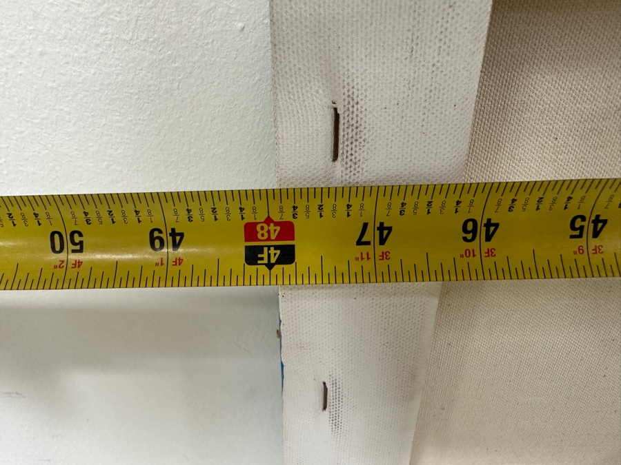 Gerrit Greve (1948-2024, Cardiff by the Sea, CA) Original Acrylic Painting On Canvas Titled 'Mindscape 014' Signed Verso 48' X 36' Estimate $1,700 - $2,200 [Photo 7]