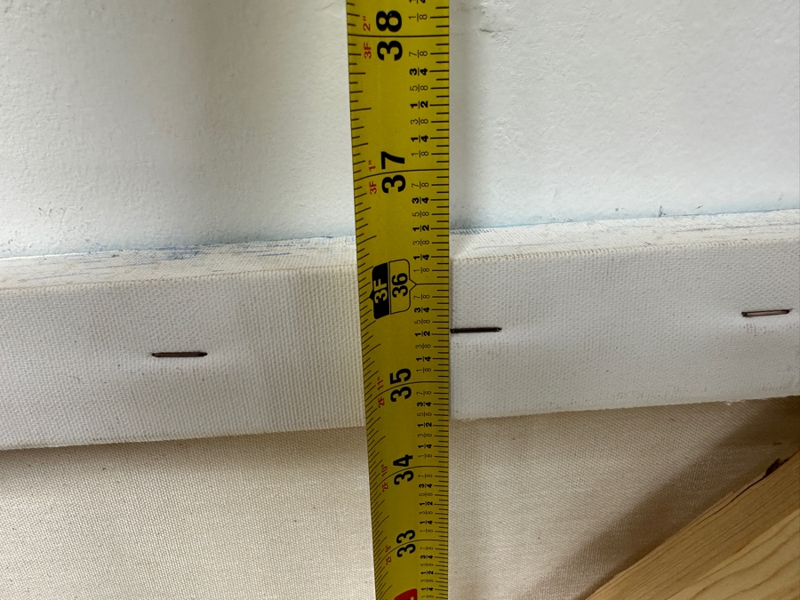 Gerrit Greve (1948-2024, Cardiff by the Sea, CA) Original Acrylic Painting On Canvas Titled 'Mindscape 014' Signed Verso 48' X 36' Estimate $1,700 - $2,200 [Photo 8]