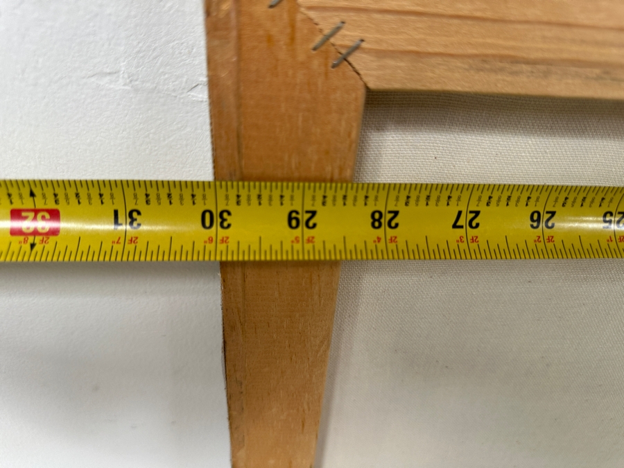 Gerrit Greve (1948-2024, Cardiff by the Sea, CA) Original Acrylic Drip Painting On Canvas Titled 'Storybook Stance' Signed Lower Right 30' X 40' Estimate $1,200 - $1,500 [Photo 8]