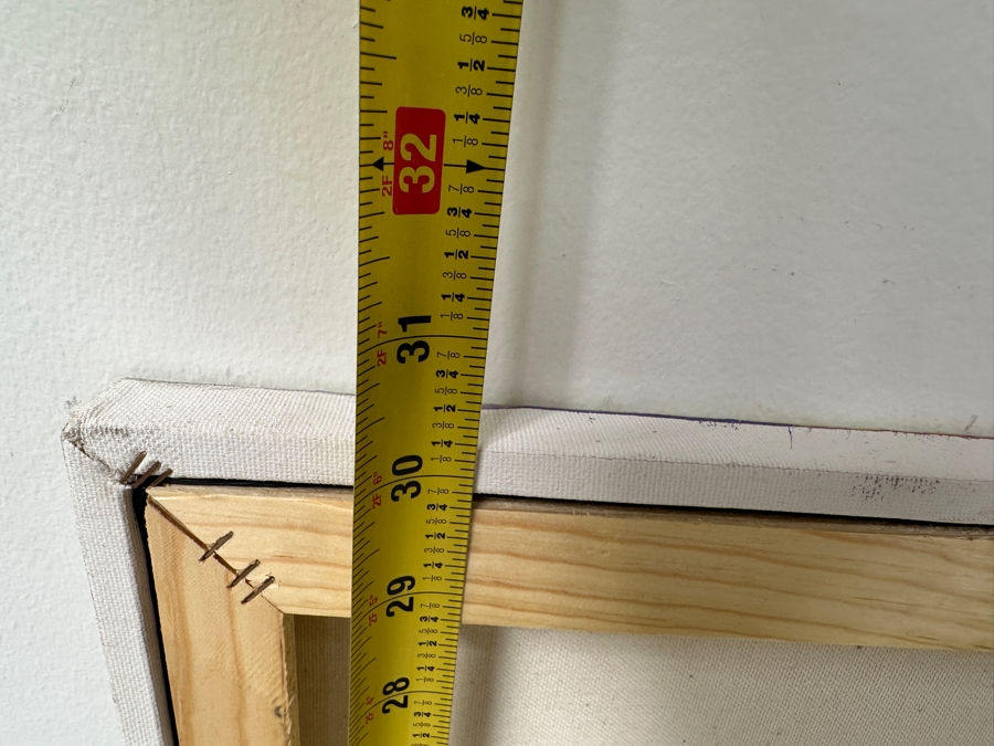 Gerrit Greve (1948-2024, Cardiff by the Sea, CA) Original Acrylic Painting On Canvas Titled 'Box 003' Signed Verso Dated 2004 40' X 30' Estimate $1,200 - $1,500 [Photo 8]