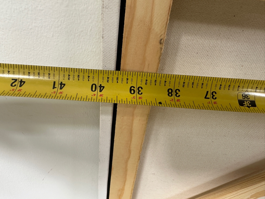 Gerrit Greve (1948-2024, Cardiff by the Sea, CA) Original Acrylic Painting On Canvas Titled 'Box 003' Signed Verso Dated 2004 40' X 30' Estimate $1,200 - $1,500 [Photo 7]