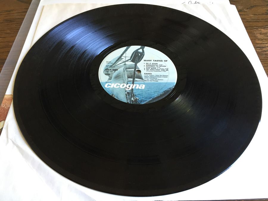 Santo ‎- Many Tastes Of - Cicogna ‎- EMA 3001 - SIGNED [Photo 6]