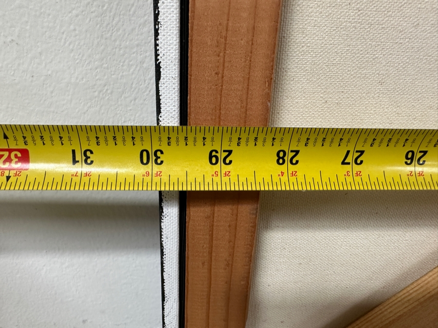 Gerrit Greve (1948-2024, Cardiff by the Sea, CA) Original Acrylic Painting On Canvas Titled 'No. 2' Signed Lower Right And Verso Dated 1995 48' X 30' Estimate $1,400 - $1,800	 [Photo 8]