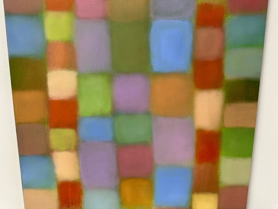 Gerrit Greve (1948-2024, Cardiff by the Sea, CA) Original Acrylic Painting On Canvas Titled 'Doorway Out Of Egypt' Signed Verso Dated 2003 30' X 48' Estimate $1,400 - $1,800 [Photo 3]