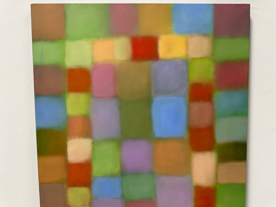 Gerrit Greve (1948-2024, Cardiff by the Sea, CA) Original Acrylic Painting On Canvas Titled 'Doorway Out Of Egypt' Signed Verso Dated 2003 30' X 48' Estimate $1,400 - $1,800 [Photo 2]