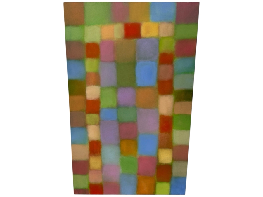 Gerrit Greve (1948-2024, Cardiff by the Sea, CA) Original Acrylic Painting On Canvas Titled 'Doorway Out Of Egypt' Signed Verso Dated 2003 30' X 48' Estimate $1,400 - $1,800