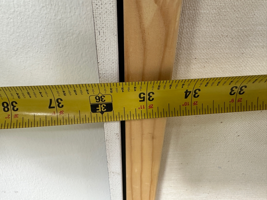 Gerrit Greve (1948-2024, Cardiff by the Sea, CA) Original Acrylic Painting On Canvas Titled 'Many Love Thoughts' Signed Lower Right And Verso Dated 2003 36' X 36' Estimate $1,300 - $1,600 [Photo 9]