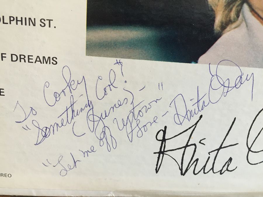 Anita O'Day ‎- Anita and Rhythm Section - Anita O'Day Records ‎- AOD-1 - SIGNED [Photo 2]