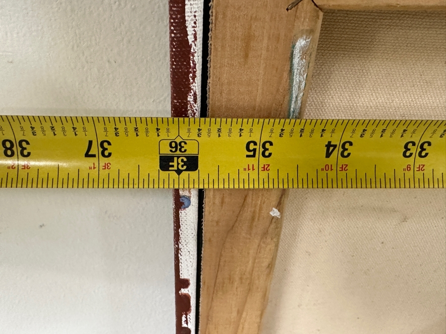 Gerrit Greve (1948-2024, Cardiff by the Sea, CA) Original Acrylic Painting On Canvas Titled 'Journey 153' Signed Verso Dated 2007 36' X 36' Estimate $1,300 - $1,600 [Photo 7]