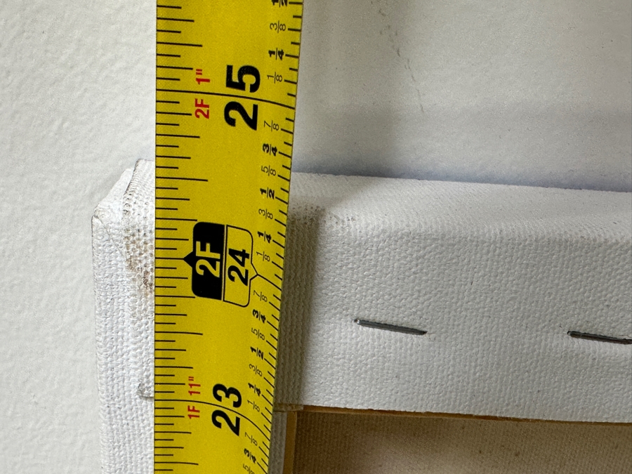 Gerrit Greve (1948-2024, Cardiff by the Sea, CA) Original Acrylic Painting On Canvas Titled 'Reeds 0303' Signed Lower Right And Verso Dated 2021 36' X 24' Estimate $900 - $1,100 [Photo 8]