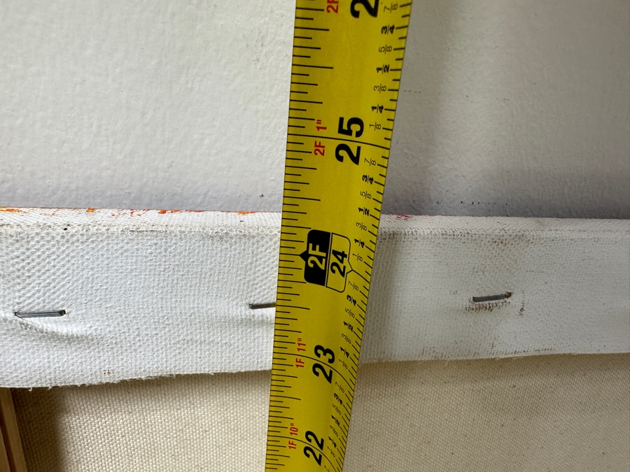 Gerrit Greve (1948-2024, Cardiff by the Sea, CA) Original Acrylic Painting On Canvas Titled 'Wonderment 32' Signed Verso Dated 2017/2018 36' X 24' Estimate $900 - $1,100 [Photo 8]