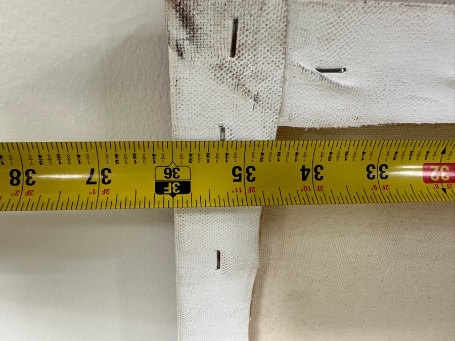 Gerrit Greve (1948-2024, Cardiff by the Sea, CA) Original Acrylic Painting On Canvas Titled 'Wonderment 32' Signed Verso Dated 2017/2018 36' X 24' Estimate $900 - $1,100 [Photo 7]